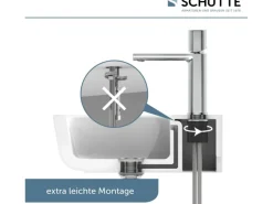 Discount Waschtischarmatur New York Chrom Einhebelmischer
