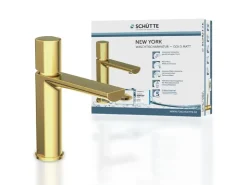 Discount Schütte Waschtischarmatur New York Gold Matt