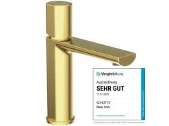 Discount Schütte Waschtischarmatur New York Gold Matt
