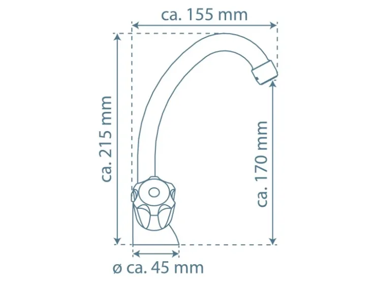 Schütte Zweigriffarmatur<Waschtischarmatur Niederdruck Brillant Chrom