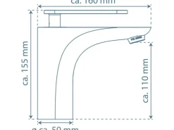 Online Schütte Waschtischarmatur Orca Chrom