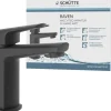 Clearance Waschtischarmatur Raven Schwarz-Matt Einhebelmischer