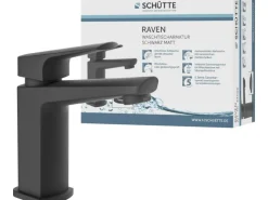 Clearance Waschtischarmatur Raven Schwarz-Matt Einhebelmischer