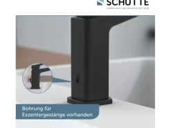 Clearance Waschtischarmatur Raven Schwarz-Matt Einhebelmischer