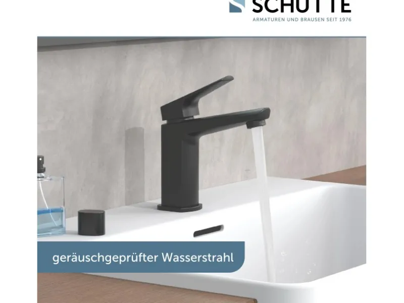 Clearance Waschtischarmatur Raven Schwarz-Matt Einhebelmischer