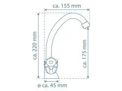 Best Waschtischarmatur Savino Chrom Einhebelmischer