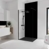 Schulte Küchenrückwände<Duschrückwand DecoDesign Softtouch Mattschwarz 255x150cm