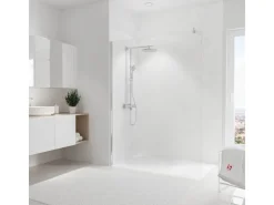 Schulte Küchenrückwände<Duschrückwand DecoDesign Softtouch Stein Marmor-hell 150 x 255 cm