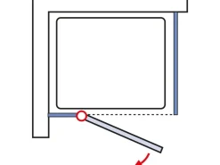 Schulte Einhebelmischer<ExpressPlus Set Drehtür MasterClass mit Duschwanne 200x90cm