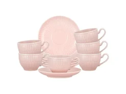 Seltmann Weiden Geschirr<Amina Espressotasse mit Untertasse 100 ml 6er Set Rosé Rosa