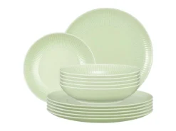 Outlet Amina Tafelservice 12-teilig Seladon Geschirr
