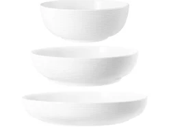 Seltmann Weiden Geschirr<Beat Coor Glaze Foodbowl Set 3-teilig Weiß