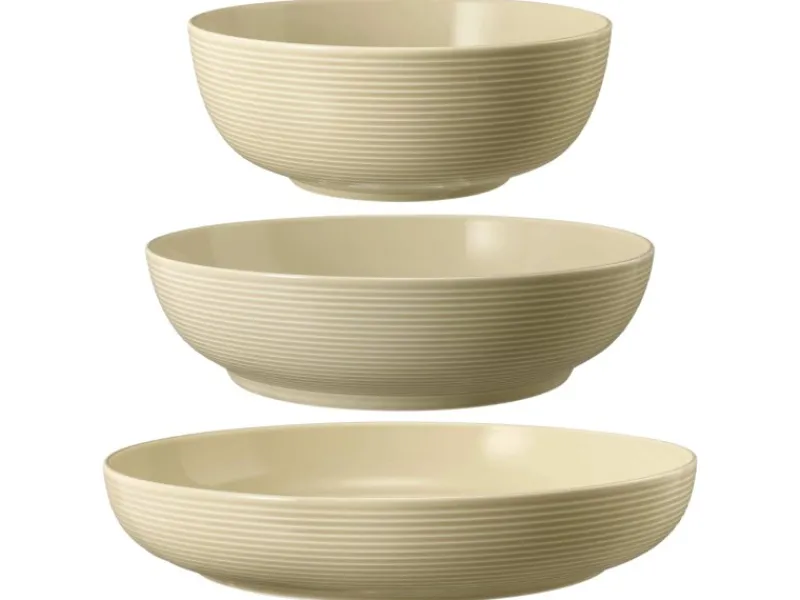 New Beat Coor Glaze Foodbowl Set 3-teilig Geschirr