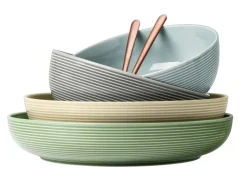 Seltmann Weiden Beat Coor Glaze Foodbowl Set 3-teilig Arktisblau Hellblau