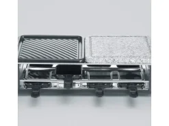 New Raclette-Grill RG 2366 Black Line Lite Naturstein & Grillfläche 1.300 W Pfannen|Haushaltsgeräte