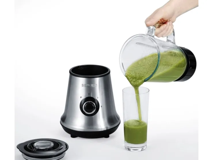 Severin Haushaltsgeräte<Standmixer SM 3734 Edelstahl Schwarz