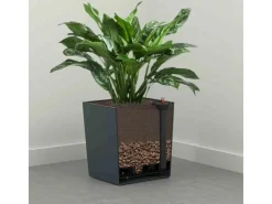 Siena Garden Töpfe<Pflanzgefäß Modern Biron 40x40x41,5 cm Weiß