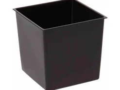 Discount Pflanzgefäß Modern Nizza Graphit 25x25x46,5 cm Töpfe