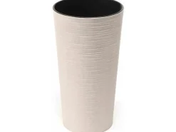 Pflanzgefäß Set 2 tlg. Eco Locon Weiß Ø 25 x 46,5 cm,  Ø 30 x 57 cm Töpfe