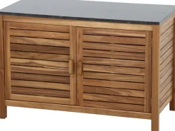 Siena Garden Kochfelder|Kühlschränke<Riva Outdoor-Kitchen Mittelteil niedrig Dunkelgrau ca. 100x52x67 cm