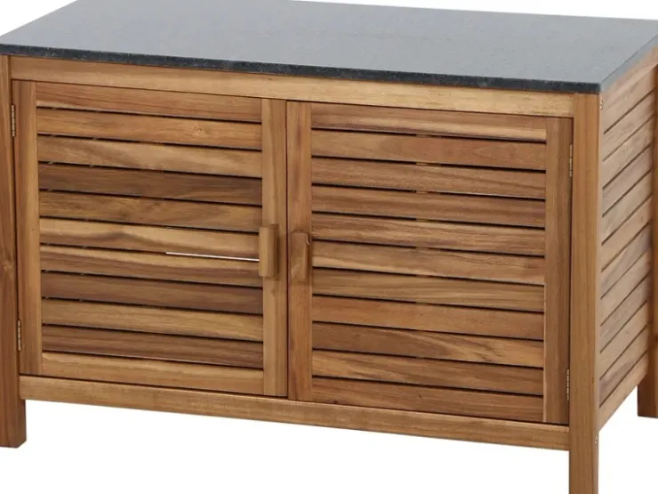 Siena Garden Kochfelder|Kühlschränke<Riva Outdoor-Kitchen Mittelteil niedrig Dunkelgrau ca. 100x52x67 cm
