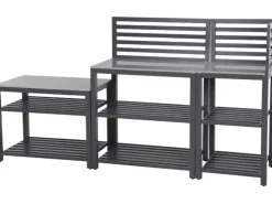 Siena Garden Kochfelder|Kühlschränke<Riva Outdoor-Kitchen Mittelteil niedrig Dunkelgrau ca. 100x52x67 cm