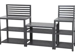 Siena Garden Kochfelder|Kühlschränke<Riva Outdoor-Kitchen Mittelteil niedrig Dunkelgrau ca. 100x52x67 cm