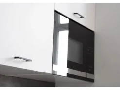 Siro Küchenschränke<Möbelgriff 2108 Metall Uni Schwarz Matt Lochabstand 96 mm
