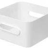 Hot Compact Square M weiß Aufbewahrungsbox Vorratsdosen