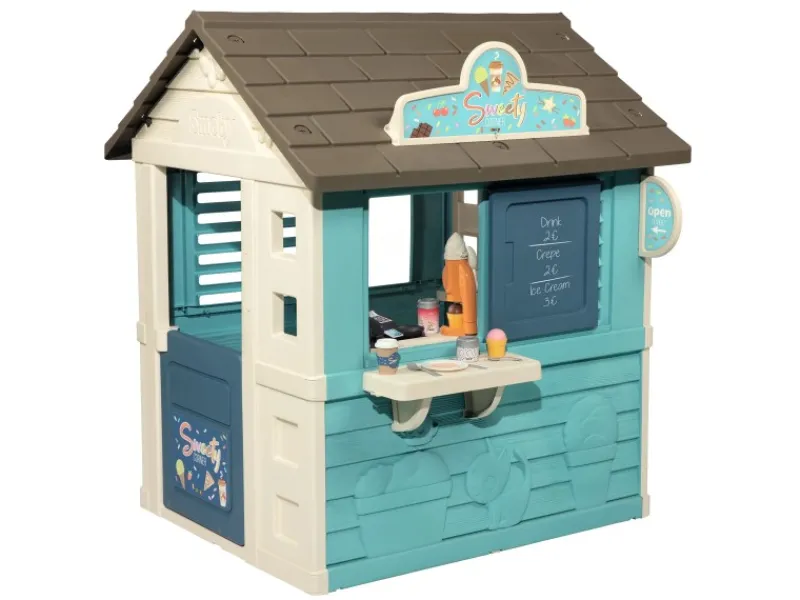 New Smoby Spielhaus Sweety Corner 127 cm x 105 cm x 110 cm Pfannen