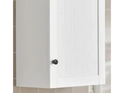 Best SoBuy Badezimmerschrank Hängeschrank Wandschrank Weiß BZR19-W