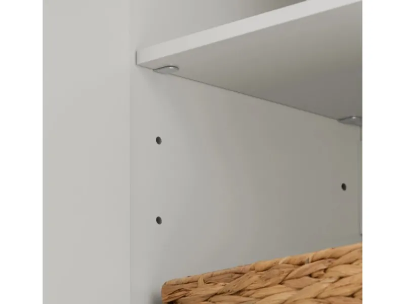 Online Hängeschrank Badezimmerschrank mit Verstellbarem Regal 90x60x30cm FRG231-L-W Küchenschränke