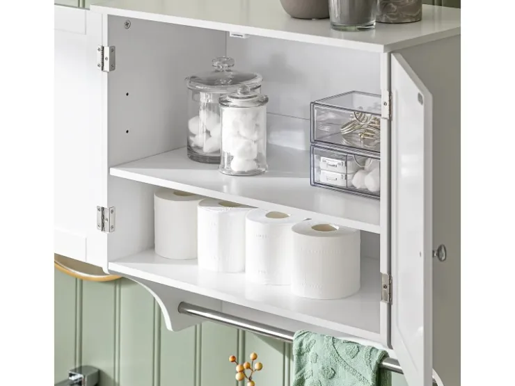 Sale SoBuy Hängeschrank Badezimmerschrank Wandschrank Küchenschrank BZR84-W