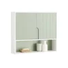 SoBuy Hängeschrank Badezimmerschrank Wandschrank Küchenschrank BZR140-GR