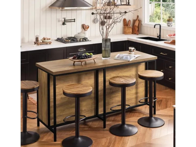 Best Kücheninsel Freistehend Küchenschrank Sideboard 170x89x60cm KNL01-F Kücheninseln|Inselhauben