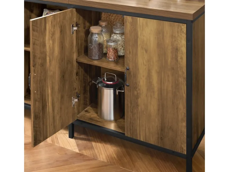 Best Kücheninsel Freistehend Küchenschrank Sideboard 170x89x60cm KNL01-F Kücheninseln|Inselhauben