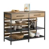 Discount Kücheninsel Sideboard mit Schublade Kommode Küchenschrank Vintage FSB85-PF Kücheninseln|Servierwagen