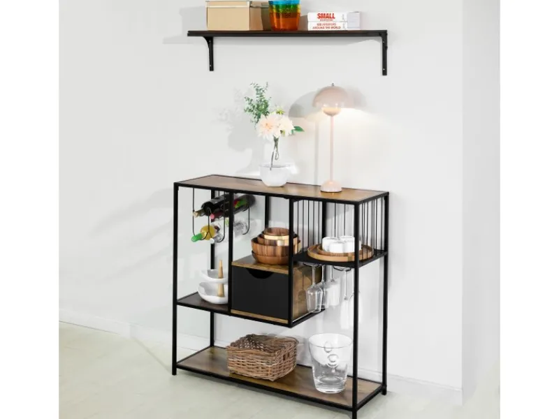 Hot Küchenregal Standregal Mikrowellenregal Küchenschrank Sideboard FSB56-F Küchenregale|Pfannen