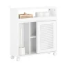 Online SoBuy Nischenregal Nischenschrank mit Rollen Küchenregal Rollwagen 20cm BZR119-W