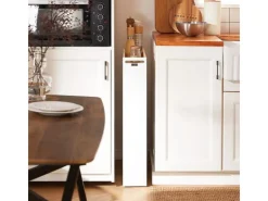 Outlet SoBuy Nischenwagen mit 4 Etagen Küchenregal Schmal Weiß 15x80x50cm NSR12-W