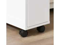 Nischenwagen mit 3 Schubladen Schmal Küchenregal Natur 20x79x51cm NSR11-WN Küchenregale