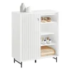 Sale Schuhschrank Küchenschrank Sideboard Kommode Weiß FSB62-W Küchenschränke