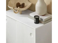 Sale Schuhschrank Küchenschrank Sideboard Kommode Weiß FSB62-W Küchenschränke
