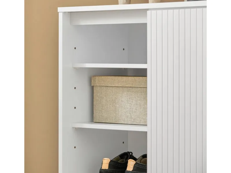 Sale Schuhschrank Küchenschrank Sideboard Kommode Weiß FSB62-W Küchenschränke