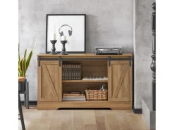 Best Sideboard Wohnzimmerschrank Kommode Küchenschrank TV-Schrank FSB60-BR Küchenschränke