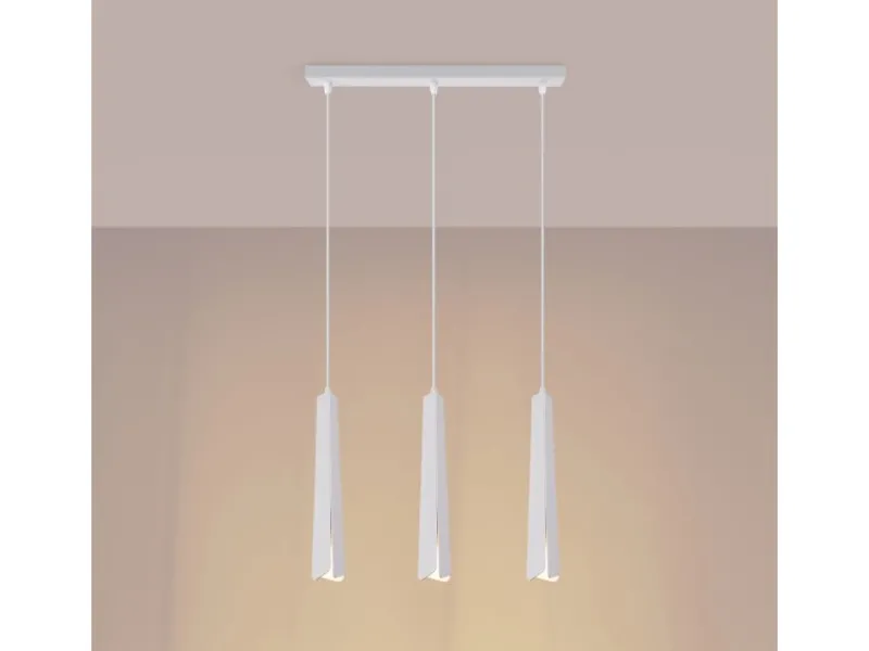 Clearance Lighting Hängeleuchte Prysm 3L Weiß Kücheninseln