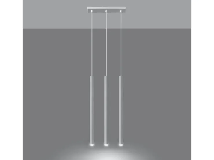 Sollux Kücheninseln<Lighting Hängeleuchte Pastelo 3 Weiß