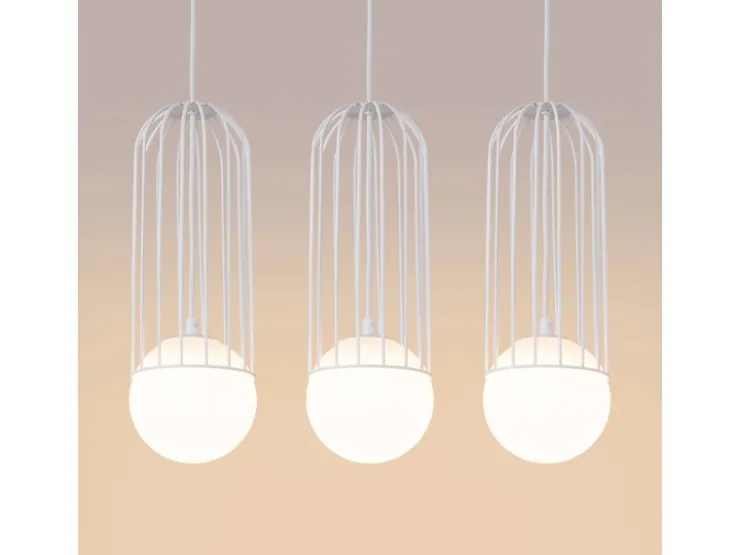 Sollux Kücheninseln<Lighting Pendelleuchte Brina 3L Weiß