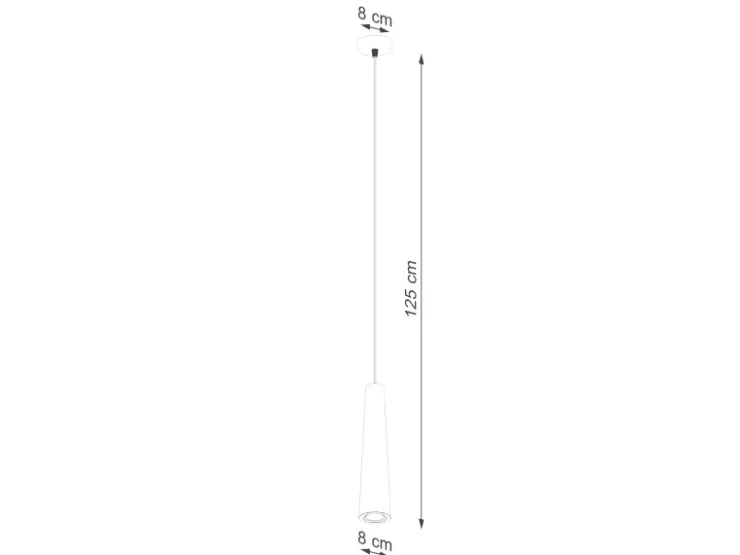 Sollux Lighting Pendelleuchte Electra Beton Grau