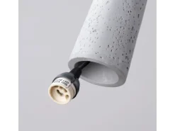 Sollux Lighting Pendelleuchte Electra Beton Grau